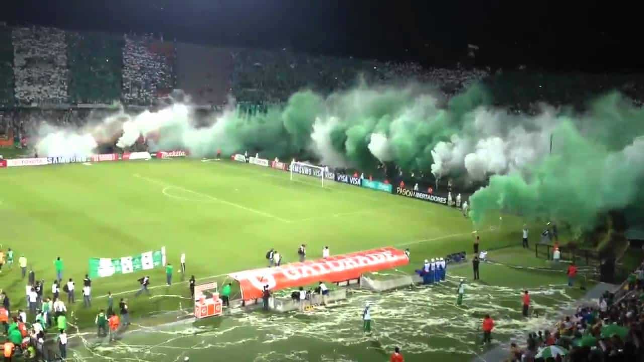 La hinchada de Atlético Nacional
