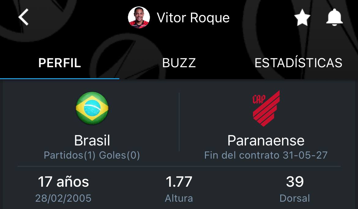 Vitor Roque es una de las grandes joyas del mundo.