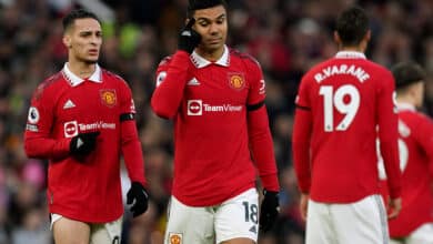 Casemiro recibió tarjeta roja directa