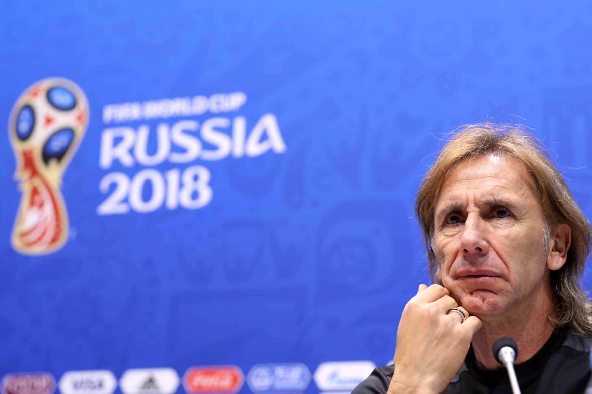 Entre sus éxitos con Perú, Ricardo Gareca supo llevar a la selección al Mundial de Rusia 2018.  (Photo by Simon Hofmann - FIFA/FIFA via Getty Images)