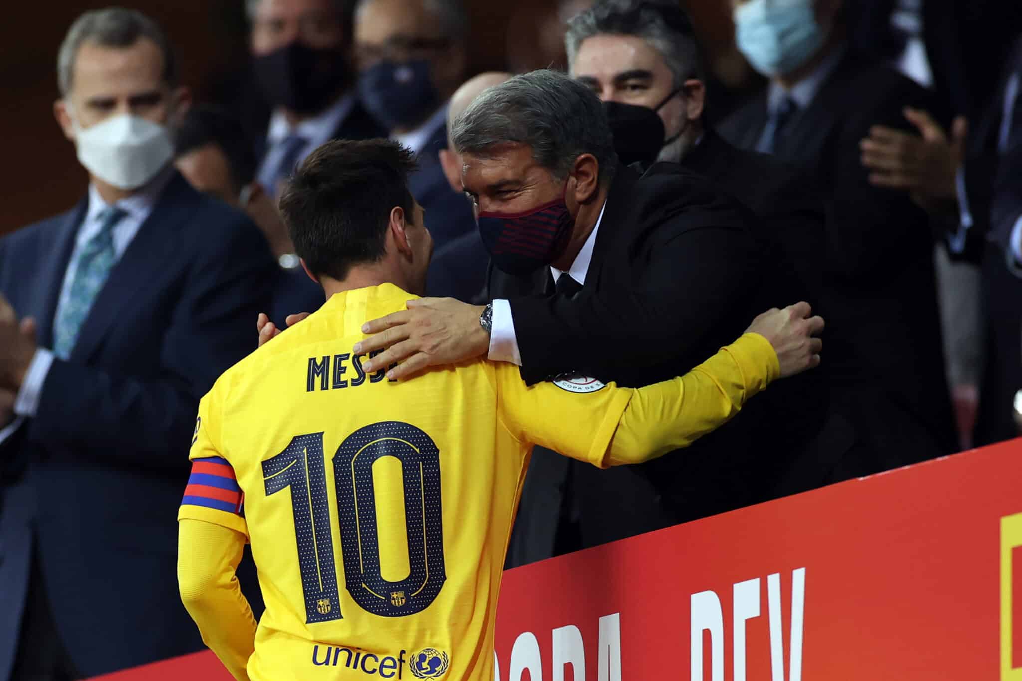 Messi y Laporta