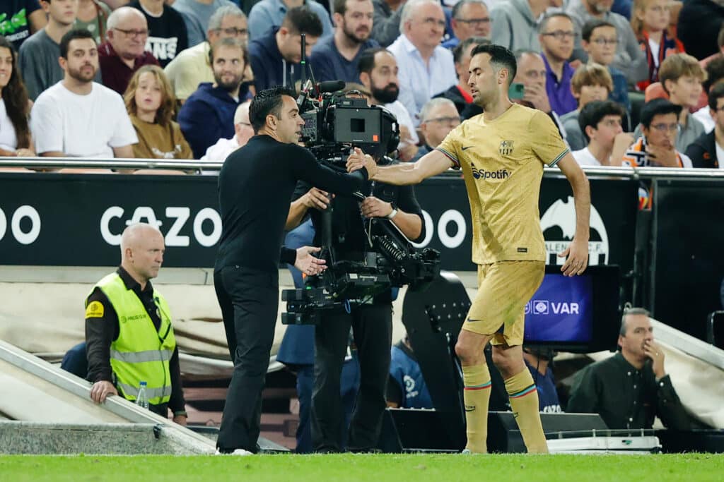 Sergio Busquets recuperó su buen nivel con la llegada de Xavi Hernández al Barcelona. (Photo by David S. Bustamante/Soccrates/Getty Images)