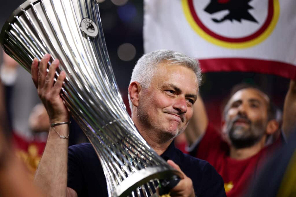 Jose Morinho quedó como subcampeón con la Roma