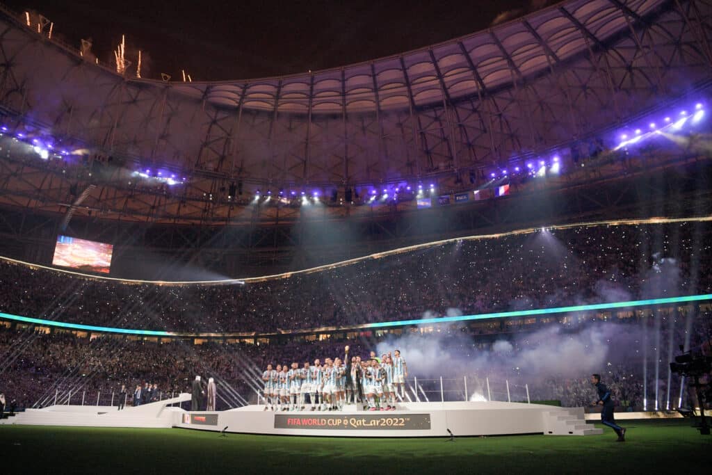 Juan Foyth fue parte del plantel de Argentina Campeona del Mundo en Qatar 2022. (Photo by Pablo Morano/BSR Agency/Getty Images)