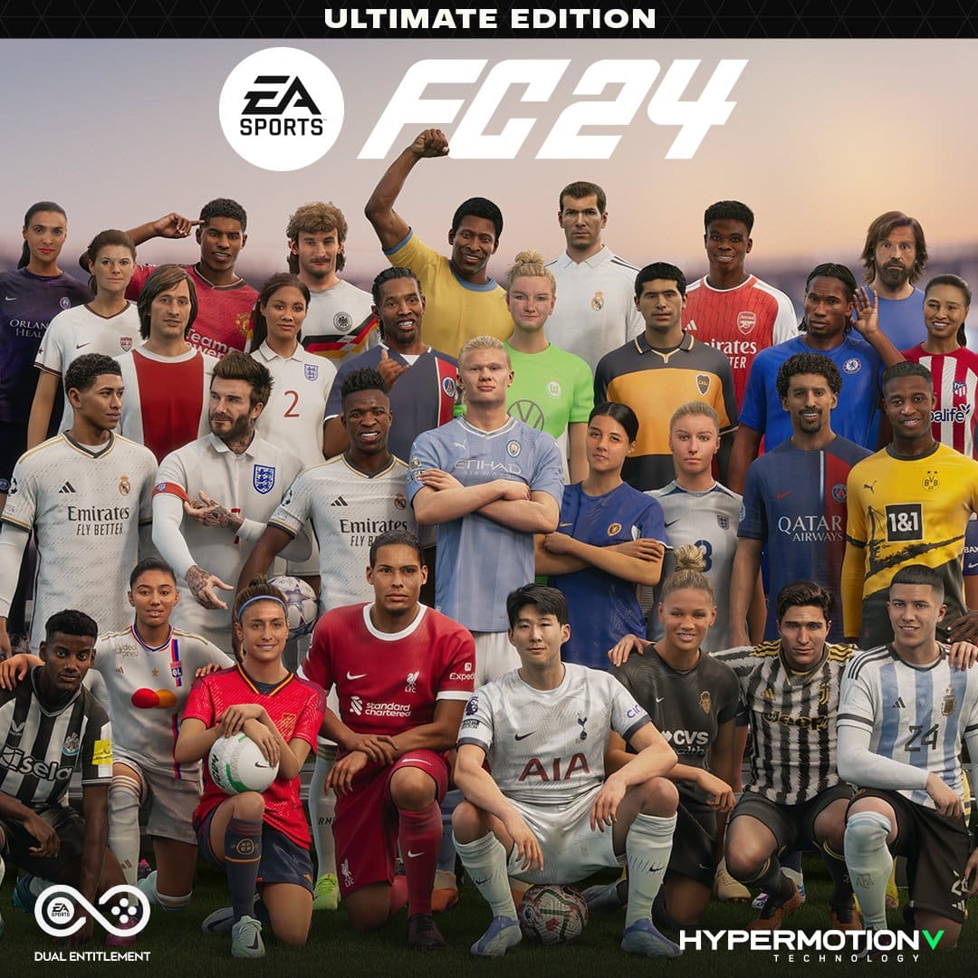 La portada de FC24 el nuevo juego de EA Sports