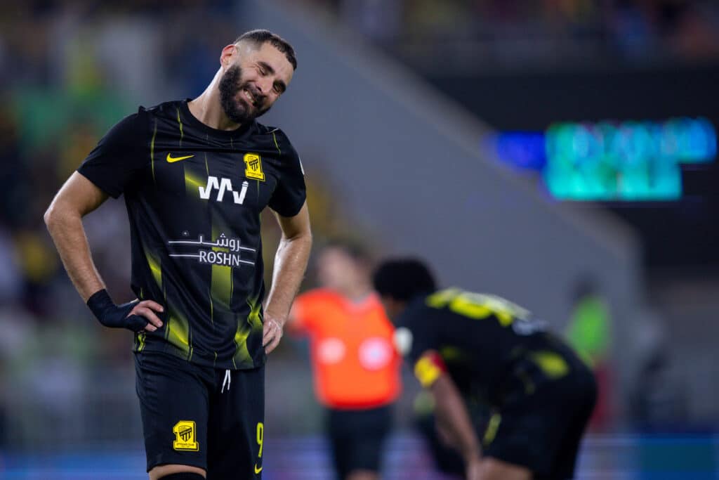 Al Ittihad vs Al Qadsiah: Karim Benzema va por otro titulo. (Photo by Yasser Bakhsh/Getty Images)