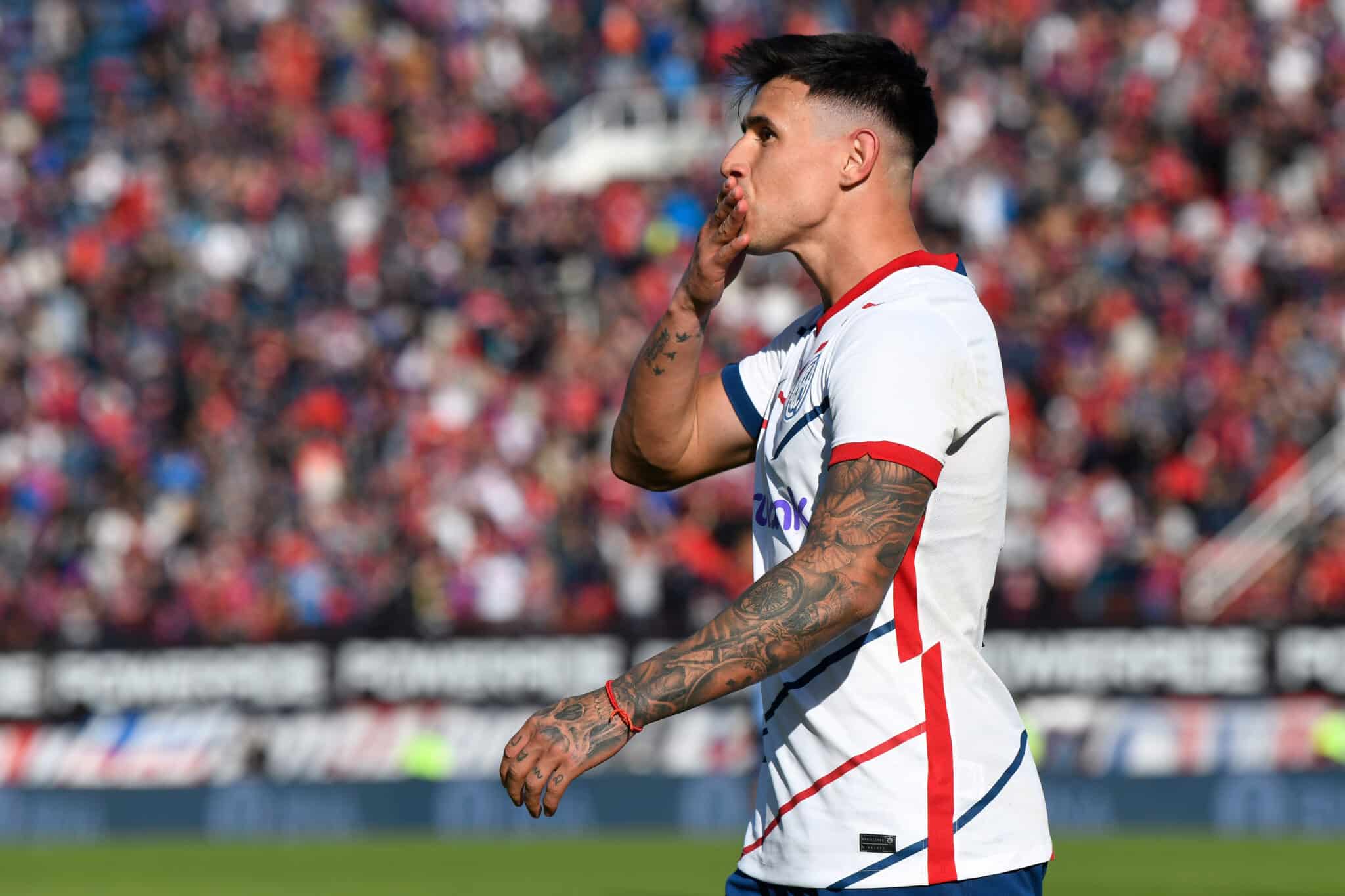 Adam Bareiro, el hombre sinónimo de gol en San Lorenzo.