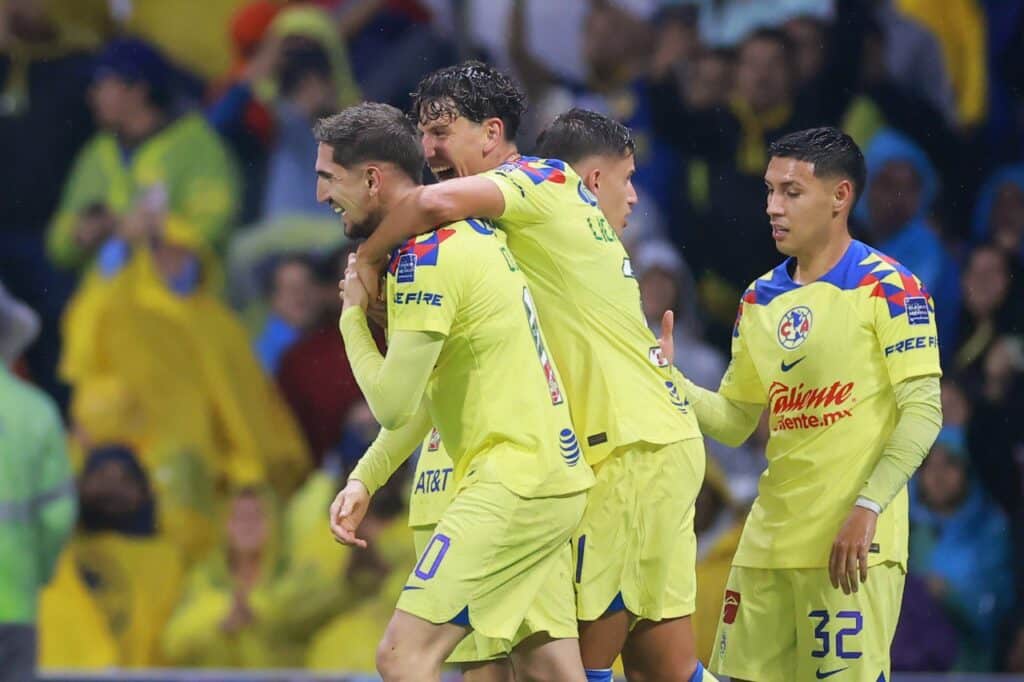 Clásico Nacional América festejo gol