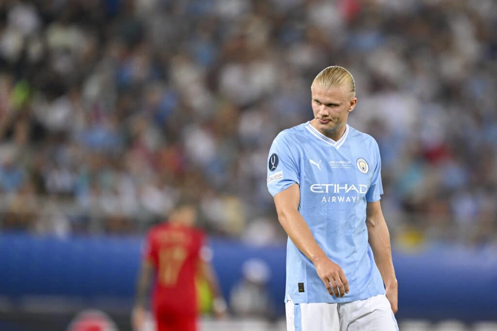 Erling Haaland con Manchester City