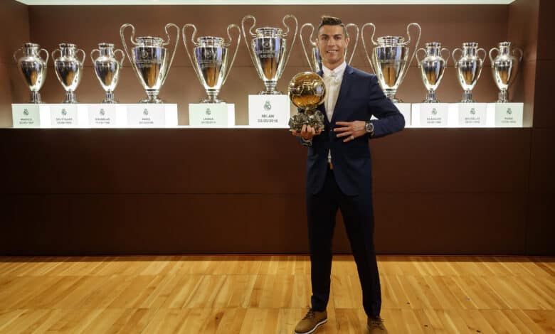 Cristiano Ronaldo lleva 5 Balones de Oro