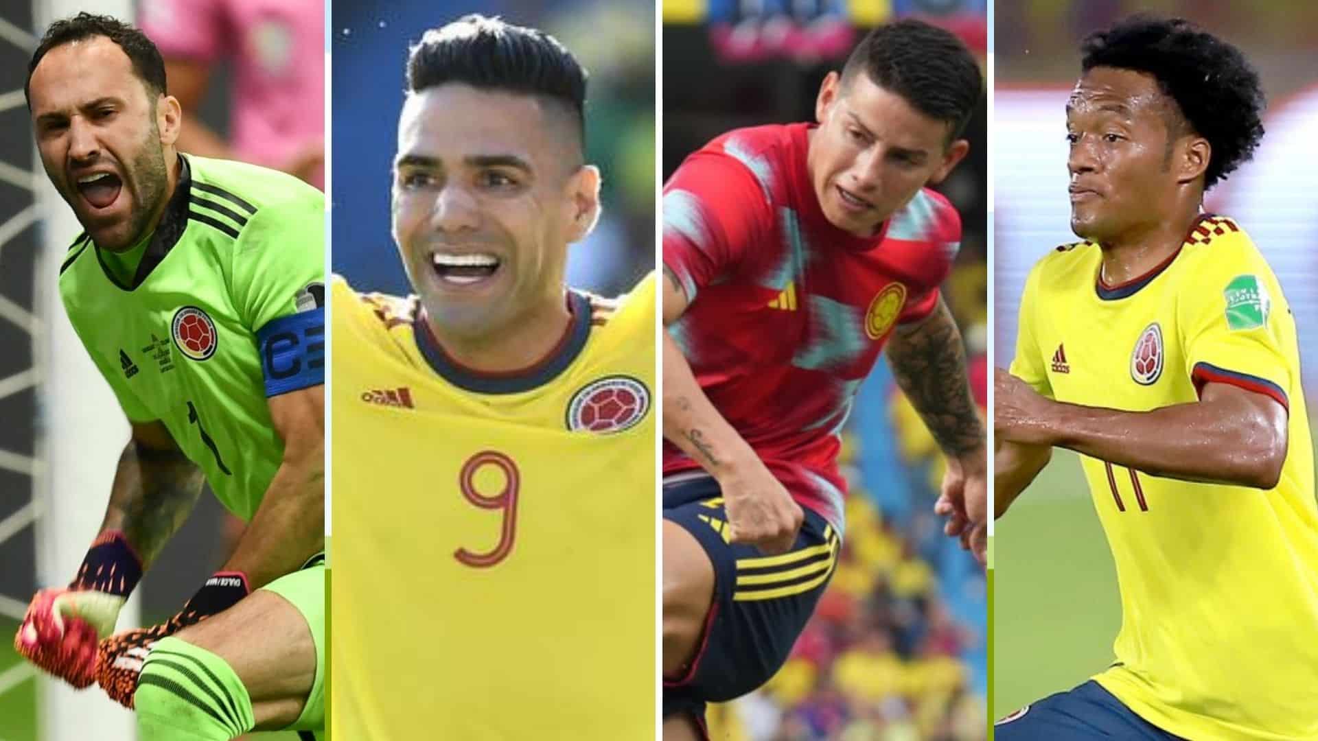 Selección Colombia Jugadores más partidos en Eliminatoria