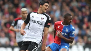 Raul Jimenez en el juego de Crystal Palace vs Fulham en la Premier League 2023-24. Javier Aguirre