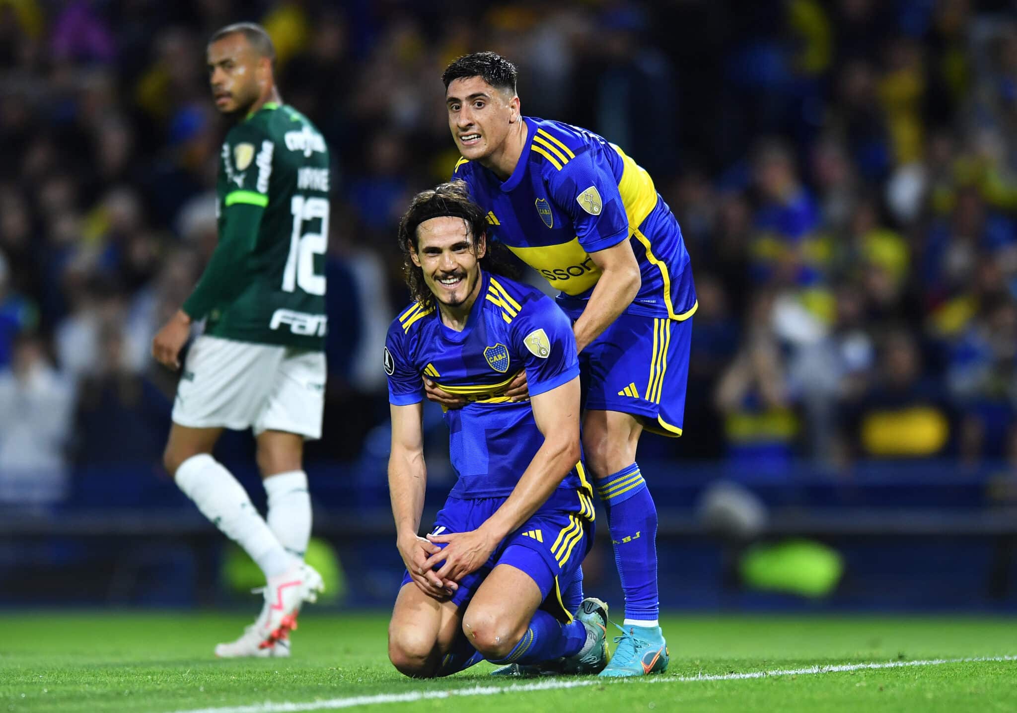 Edinson Cavani Miguel Merentiel Boca Palmeiras