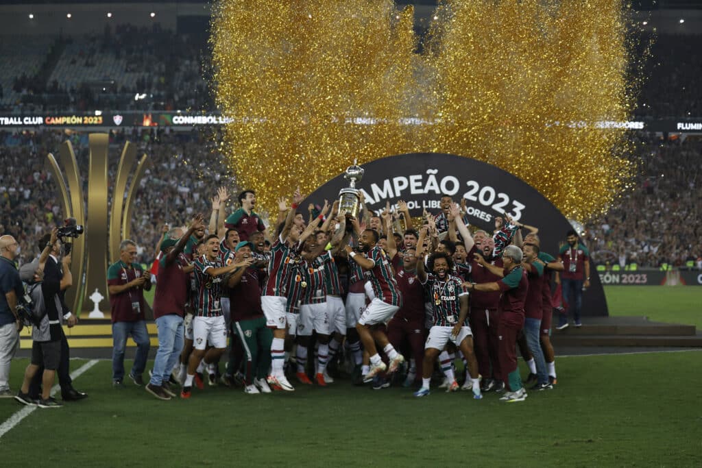 Con Marcelo como referente, Fluminense se coronó como Campeón de la Copa Libertadores. (Photo by Ricardo Moreira/Getty Images)