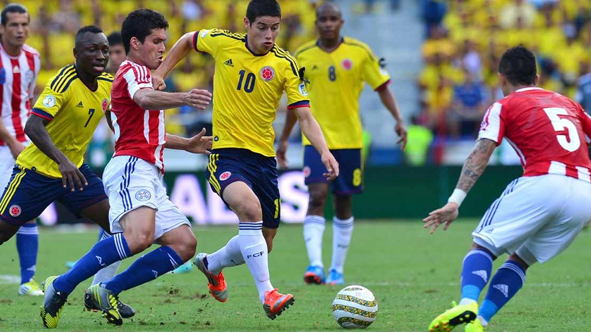 Historial Selección Colombia vs. Paraguay