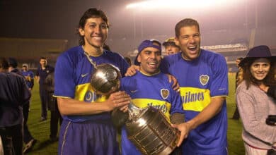 Jorge Bermúdez Mauricio Serna Oscar Cordoba campeones Copa Libertadores 2000 Boca