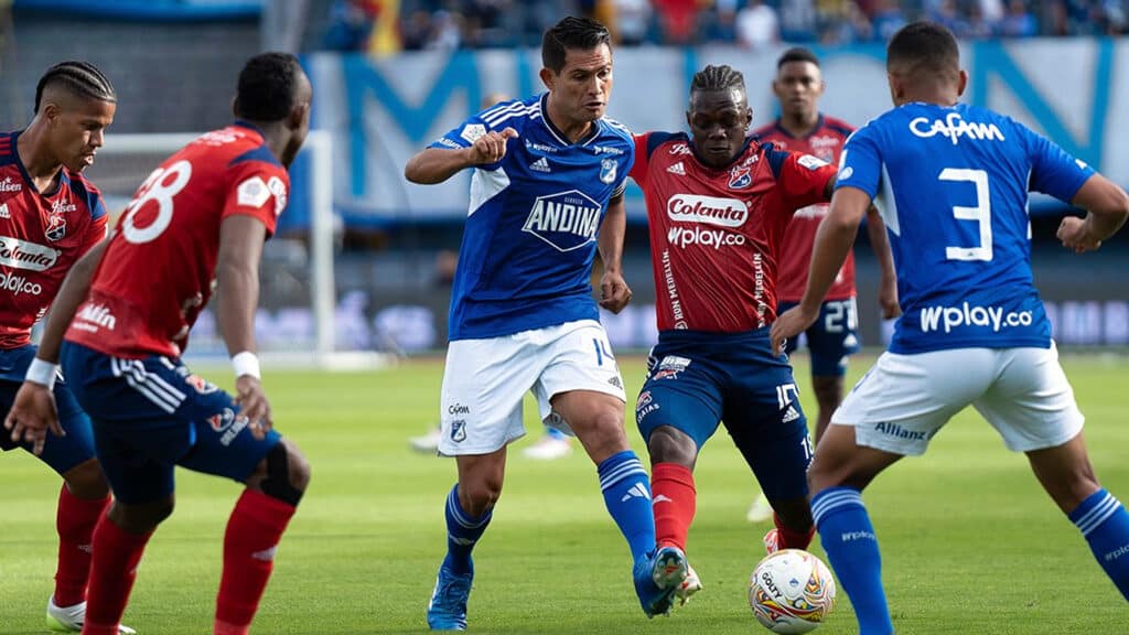 Millonarios vs. Medellín Liga BetPlay 2023 David Macalister Silva