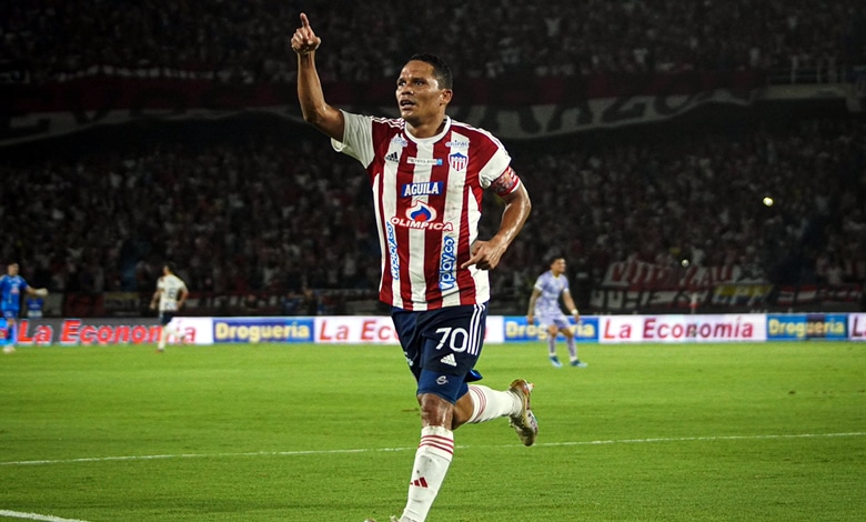 Carlos Bacca Junior de Barranquilla Junior vs. Millonarios Liga BetPlay