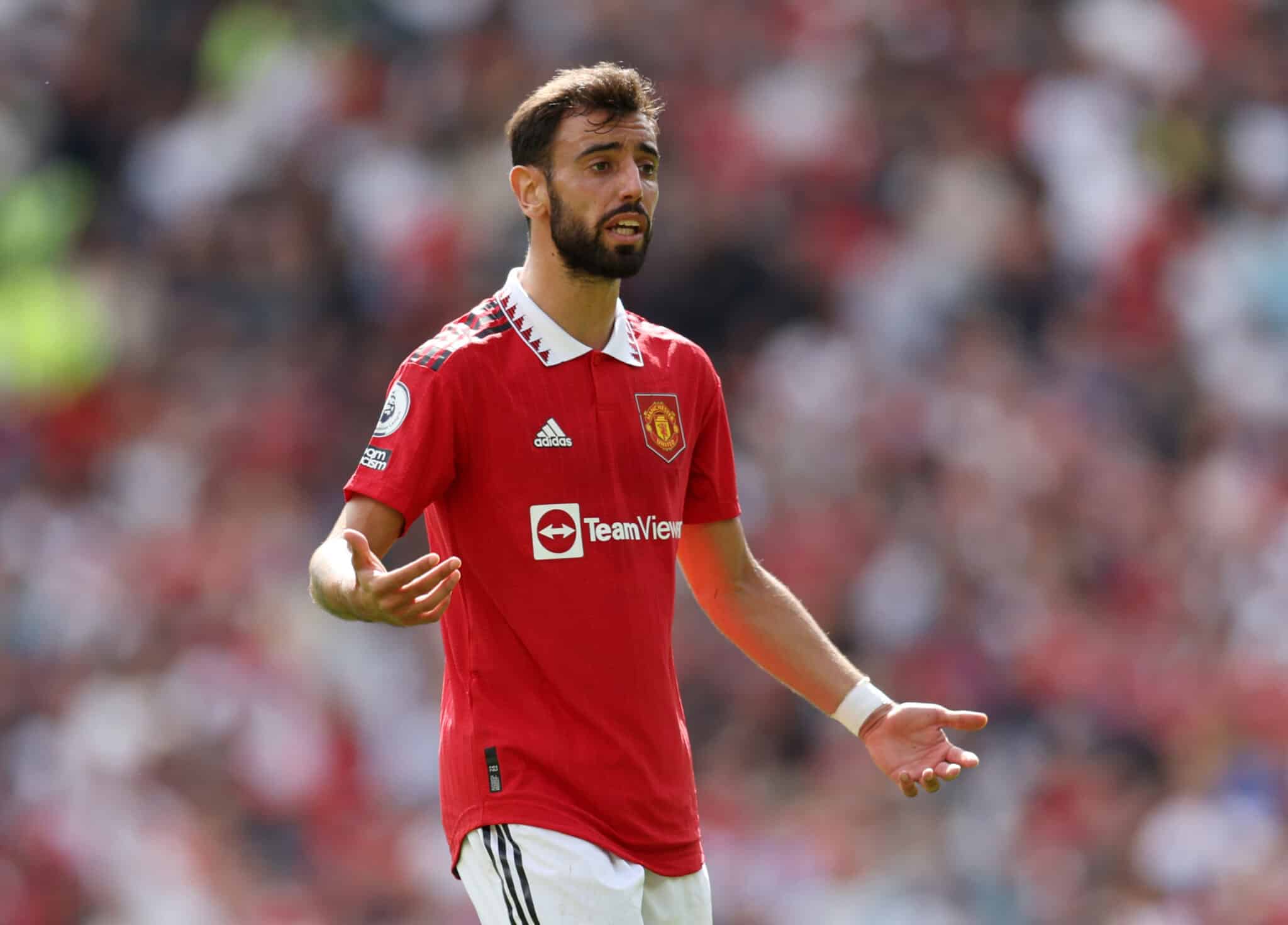 Mikel Oyarzabal y Bruno Fernandes: los goles de penal en Old Trafford