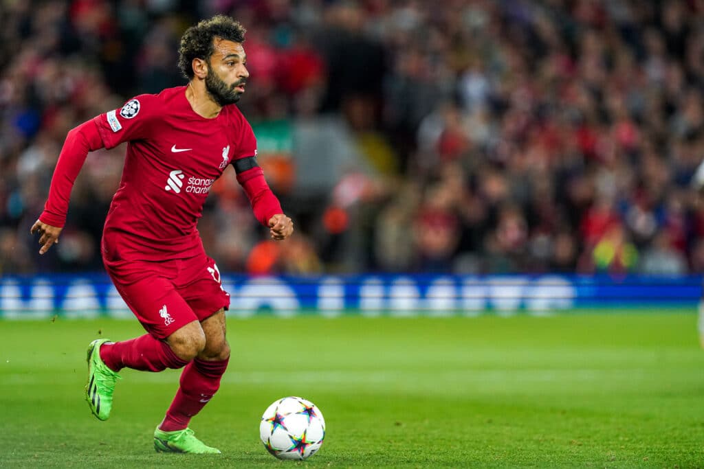 Mohamed Salah podría ser una de las claves en el Liverpool vs Manchester United. (Photo by Andre Weening/Orange Pictures/BSR Agency/Getty Images)