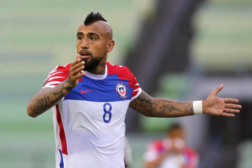 Arturo Vidal es el futbolista chileno con más títulos ganados en la historia: 25 en total. (Photo by Edilzon Gamez/Getty Images)