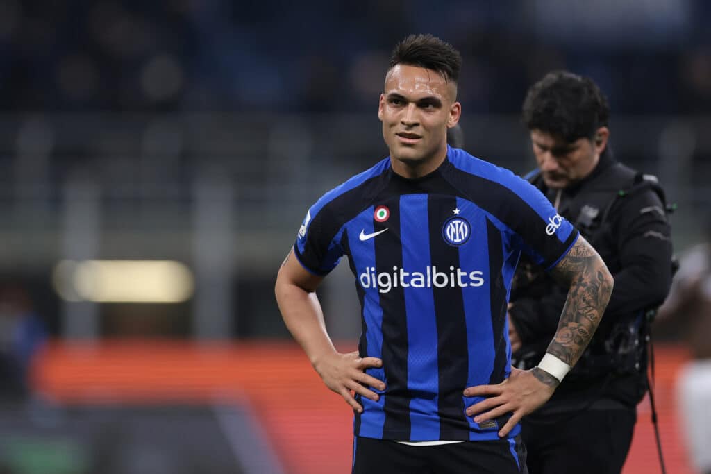 Bayern vs Inter: Lautaro Martínez volvió a jugar luego de algunas semanas, pero aun no esta al 100% para ser titular. (Photo by Jonathan Moscrop/Getty Images)