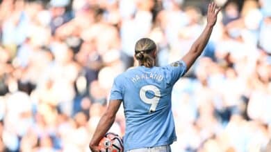 Haaland, el máximo artillero de esta temporada de la Premier League