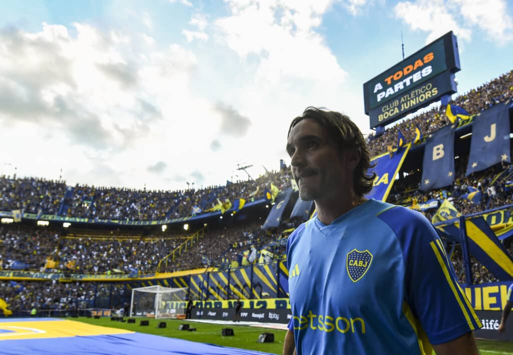 Diego Martínez dt de boca en la bombonera preparado para la copa sudamericana