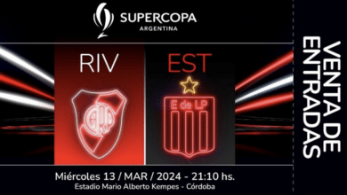 Ya se venden las entradas para la Supercopa Argentina entre River y Estudiantes.
