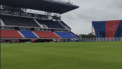 Así estaba el Pedro Bidegaín para San Lorenzo vs. Godoy Cruz, la cancha aguantaba pero los alrededores del estadio no.