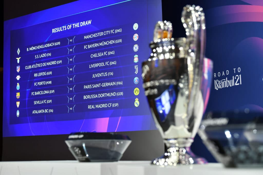sorteo de la champions league octavos de final trofeo