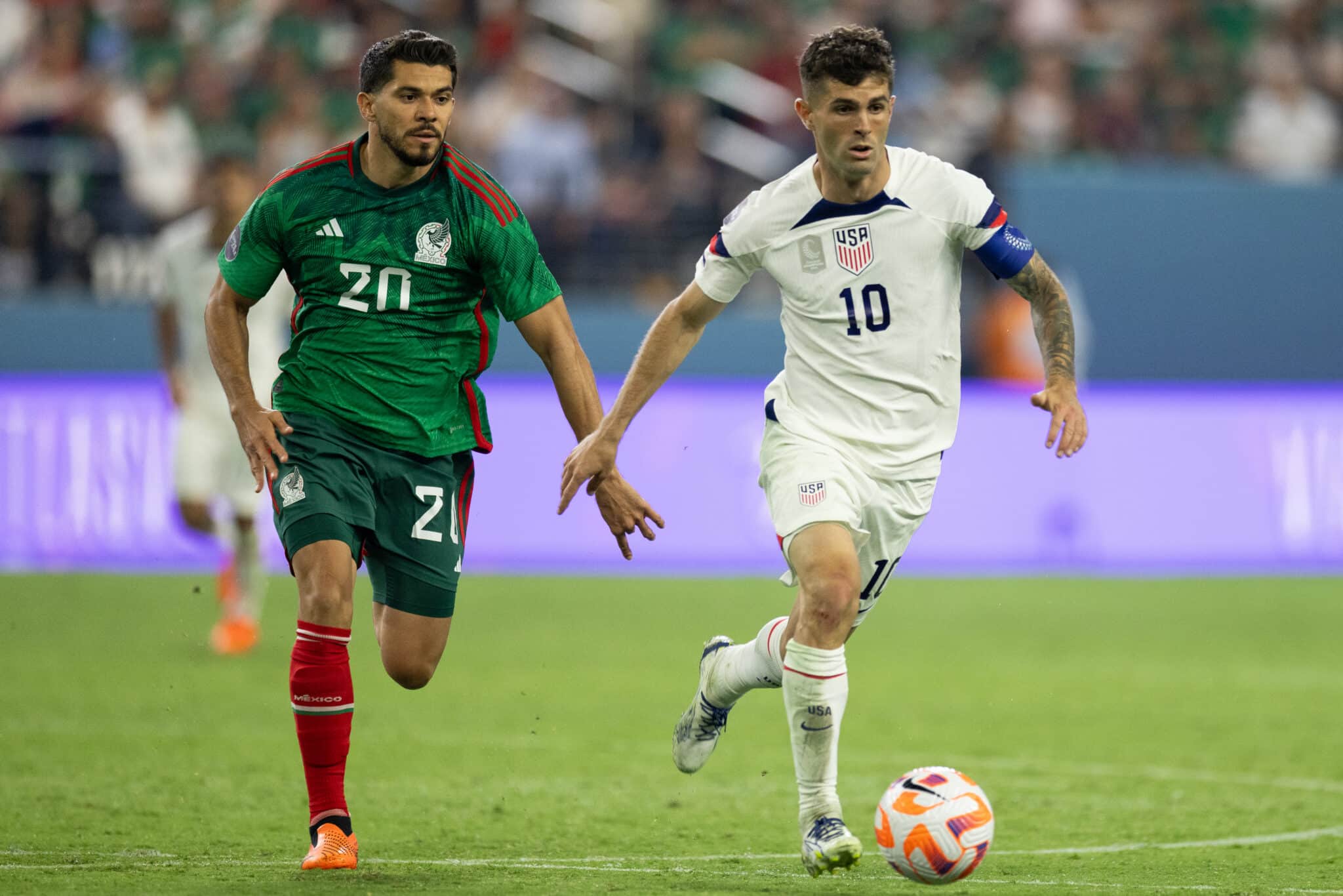 Liga de Naciones de Concacaf México vs Estados Unidos Clásico de Concacaf Christian Pulisic Henry Martin