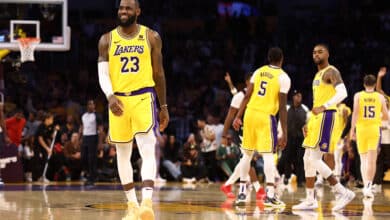 Lakers vs Cleveland LeBron James nba