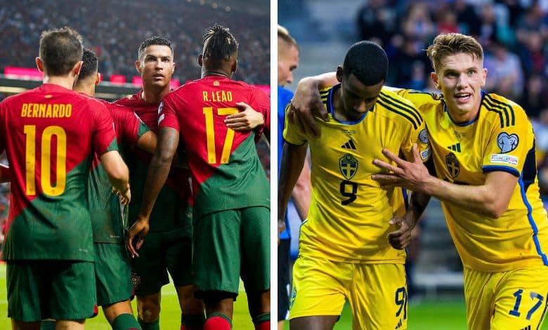 Portugal vs. Suecia Amistoso internacional 2024