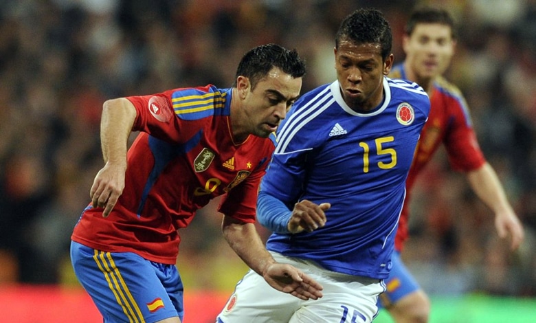 Selección Colombia vs. España amistoso 2011