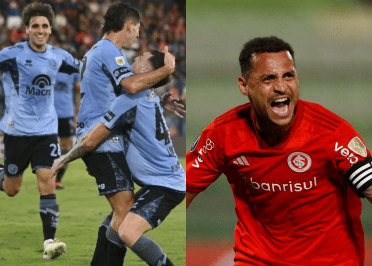 Belgrano vs. Internacional, duelo de primer nivel en la fase 1 de la Copa Sudamericana.