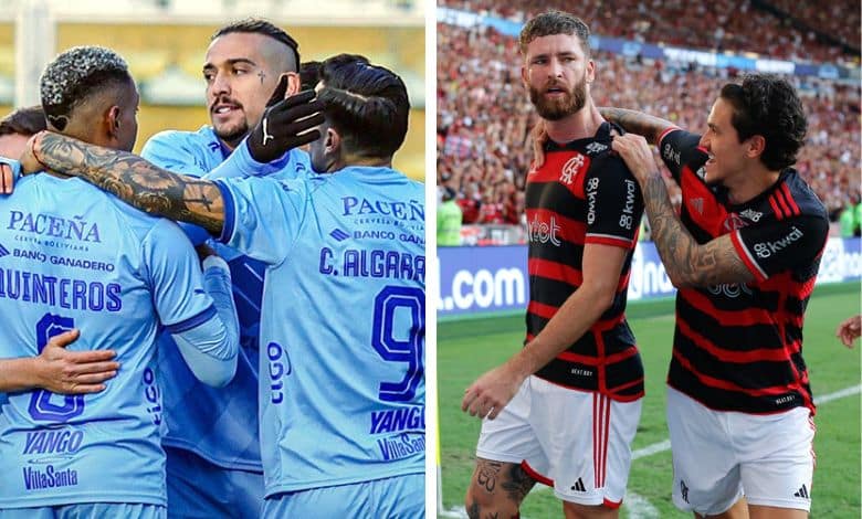 Bolívar vs. Flamengo por los octavo de la Copa Libertadores 2024