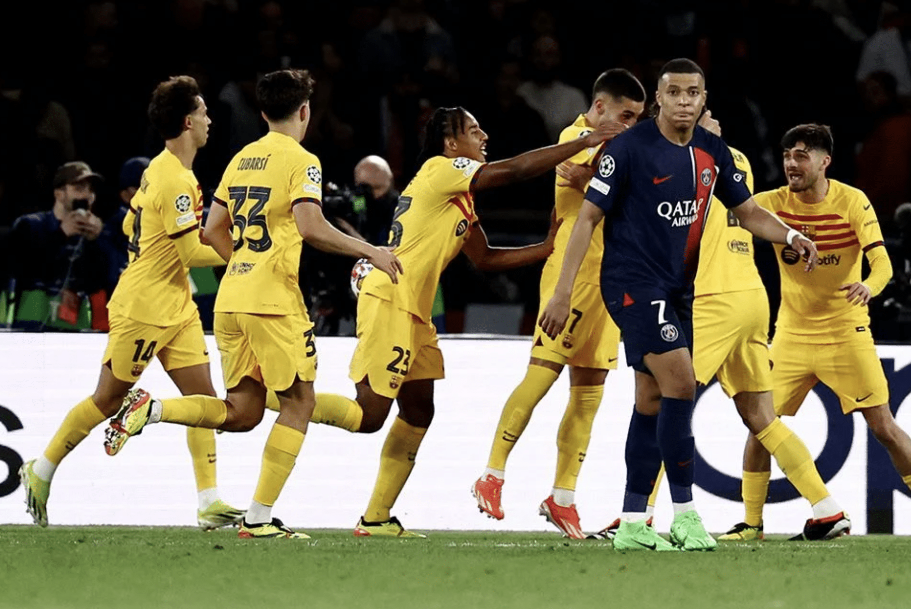 Barcelona vs PSG será uno de los grandes duelos de la Jornada 2 de la UEFA Champions League (Getty Images)