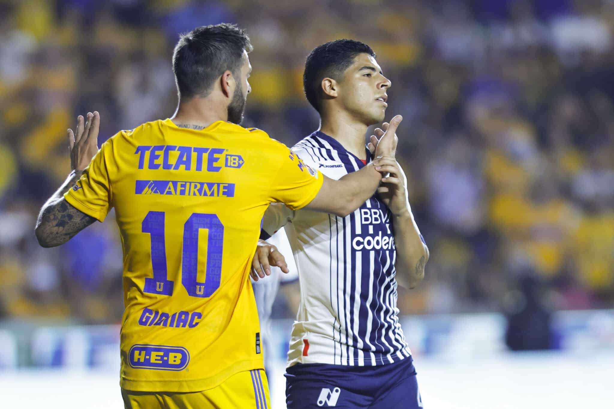 Monterrey vs Tigres Liga MX Andre-Pierre Gignac Victor Guzman Clásico Regio rayados vs tigres cuartos de final apertura 2024