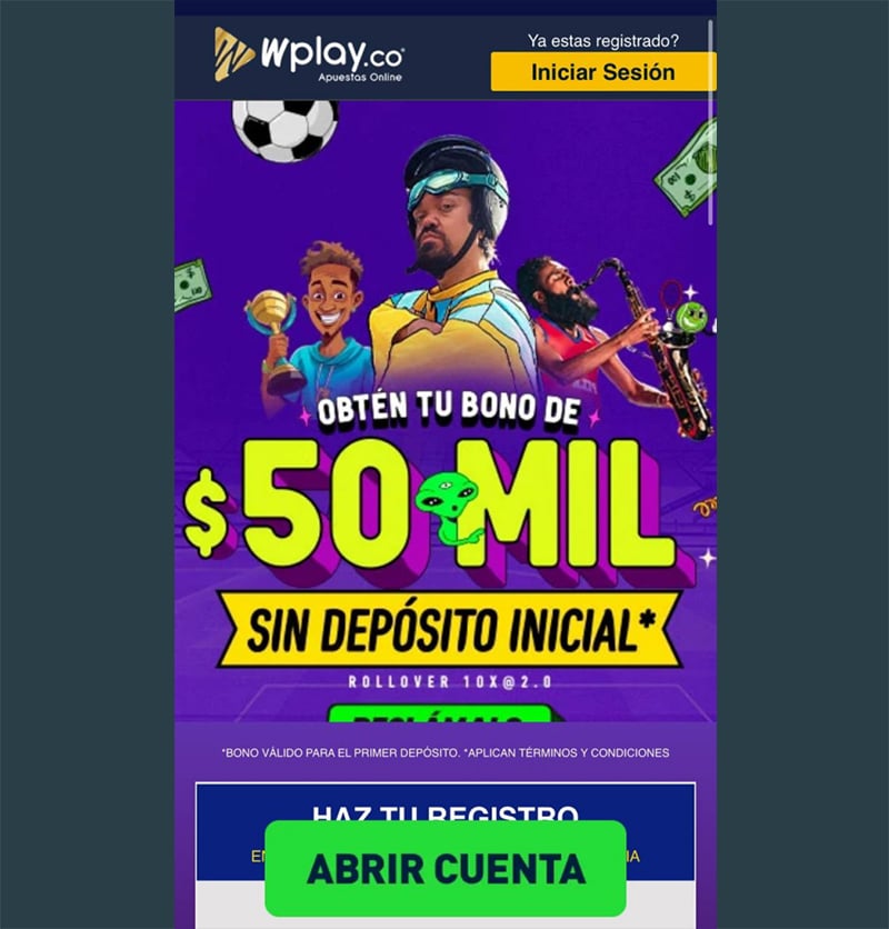 Wplay en Colombia