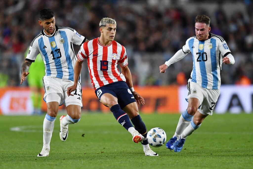 Ramón Sosa es parte del presente y futuro de Paraguay. (Photo by Marcelo Endelli/Getty Images)