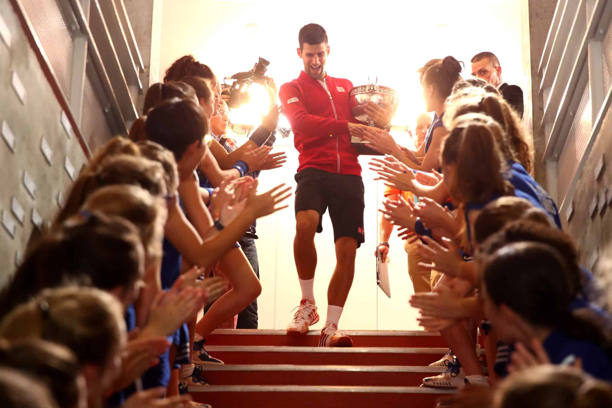 Novak Djokovic en Roland Garros