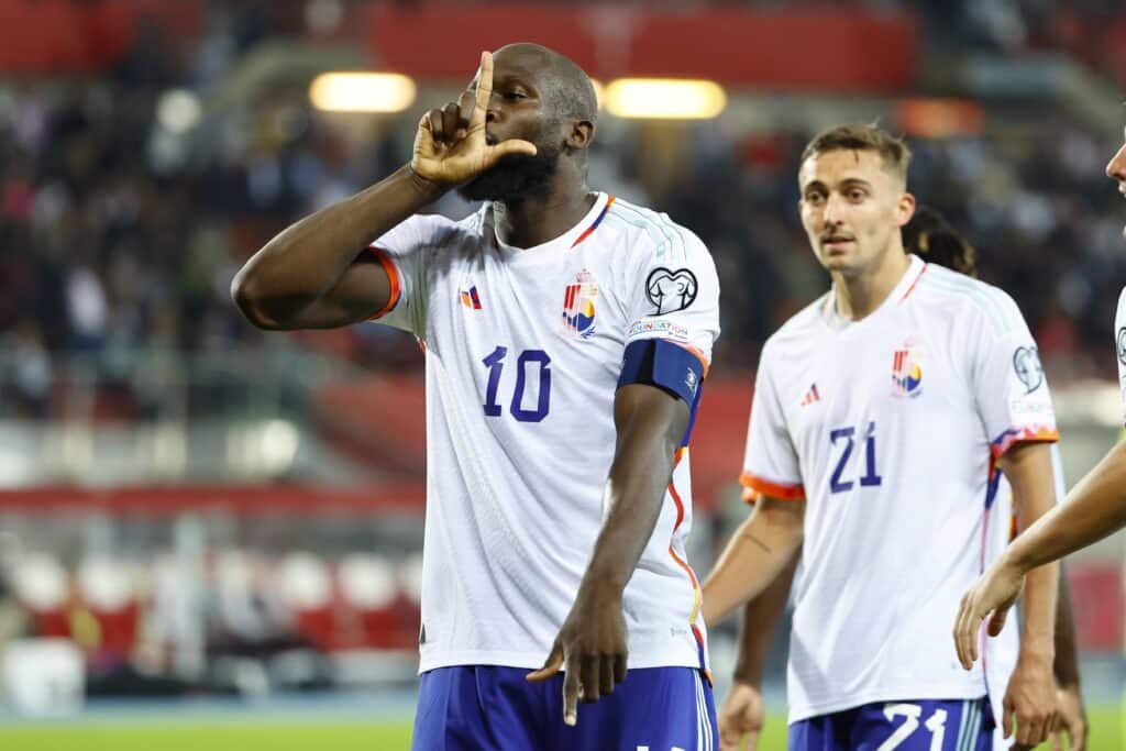 Bélgica vs Rumania Romelu Lukaku Francia vs Bélgica