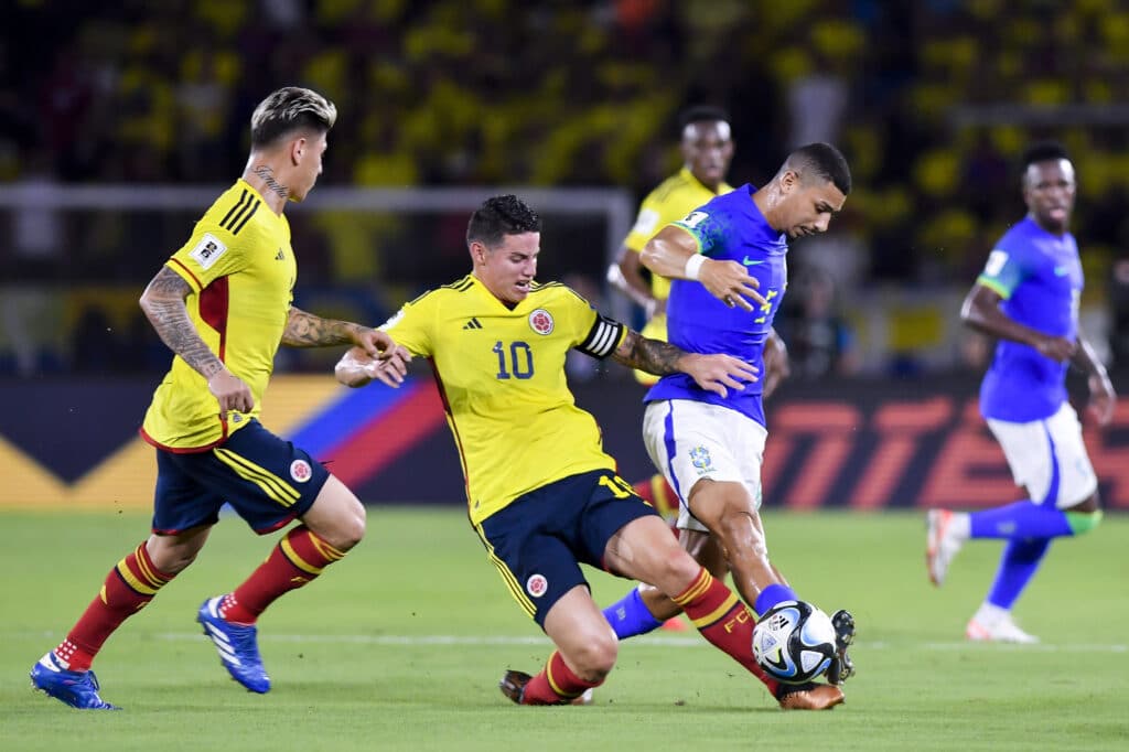 Brasil vs. Colombia por Eliminatorias sudamericanas