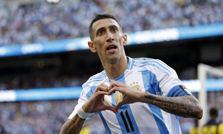 México vs Argentina Copa América Angel Di Maria