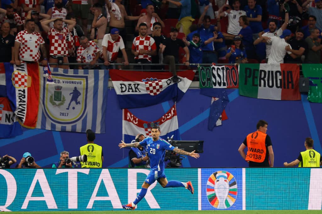 Suiza vs Italia Eurocopa Alemania 2024 Mattia Zaccagni