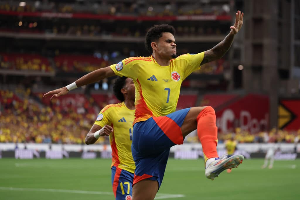 Luis Díaz en la Copa América, final Colombia vs. Argentina