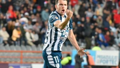 Oussama Idrissi festeja un gol don los Tuzos del Pachuca, Liga MX 2024 Rumor Club América Pachuca vs Monterrey dónde ver Pumas vs Pachuca vs New York RB