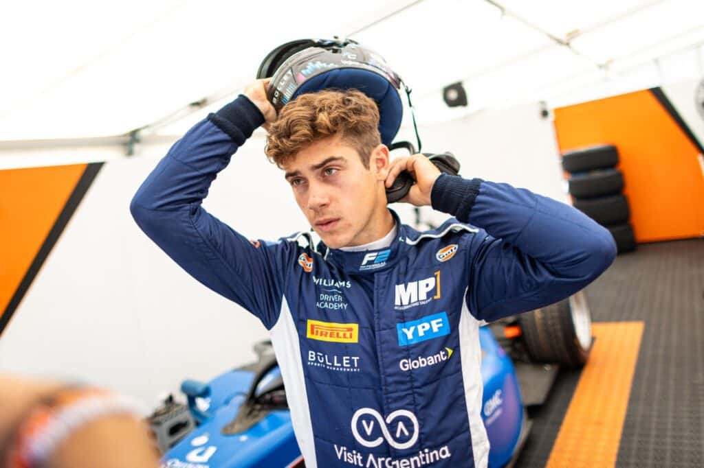 Franco Colapinto en el GP de Imola.