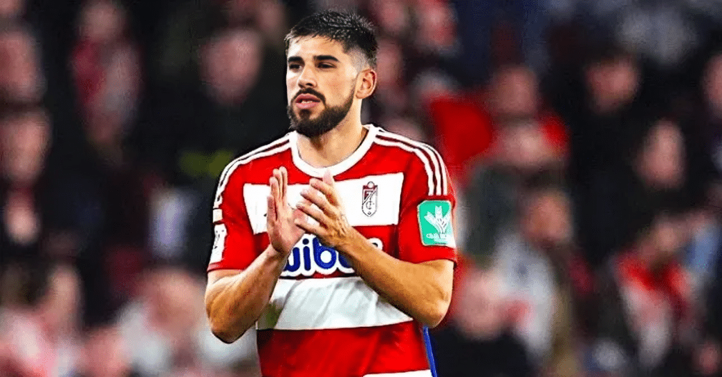 Bruno Méndez con Granada FC, próximo refuerzo de CD Toluca.